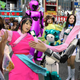 Suffragette androids celebrate the announcement of their right to vote in Tokyo’s Shibuya ward.
